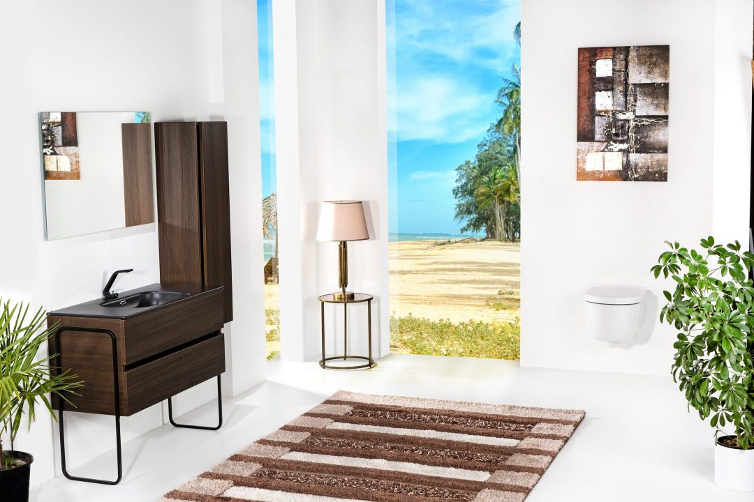 Пенал Vallessi 120*35*28,5cm Dark Oak