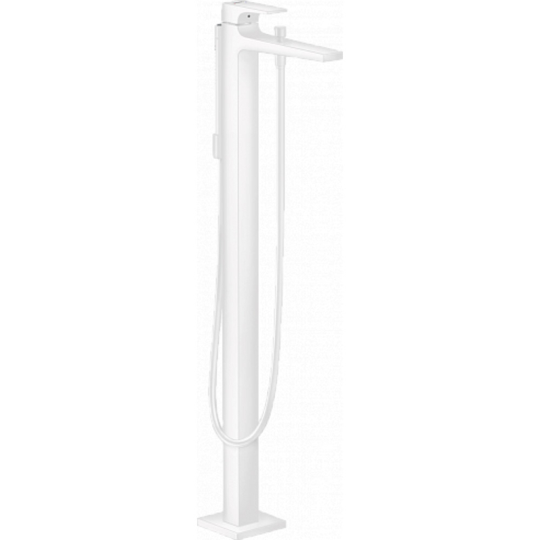 Смеситель для ванны напольный Hansgrohe Metropol 32532700 матовый белый