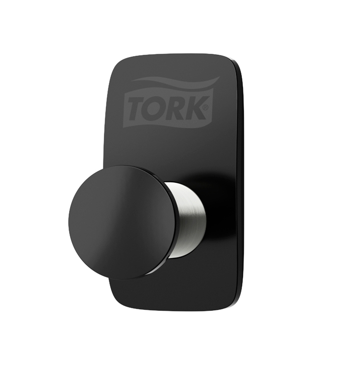 Крючок для одежды Tork Image Design 46001 черный металл/пластик