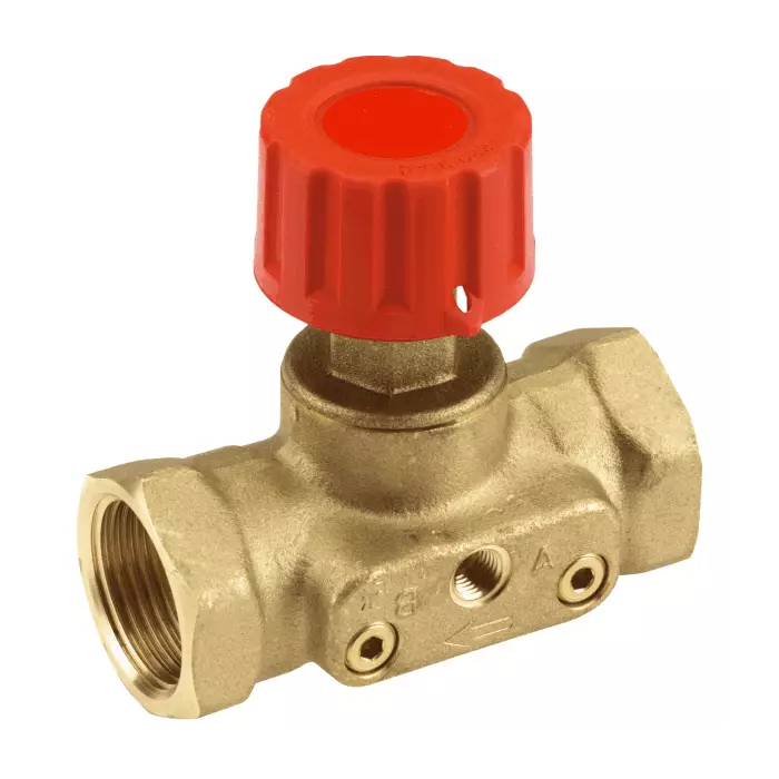Клапан запорный ручной латунь CDT Ду 40 Ру16 ВР Kvs=10м3/ч без ниппелей Danfoss 003Z7695 .