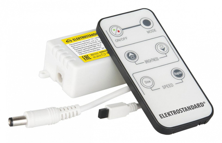 Контроллер с пультом ДУ Elektrostandard Аксессуары для светодиодных лент 12/24V LSC 003 DC12V-08A IP42
