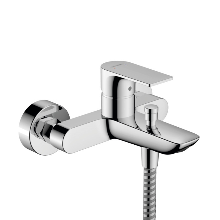 Смеситель для ванны c душем Hansgrohe Rebris E 72450000, хром