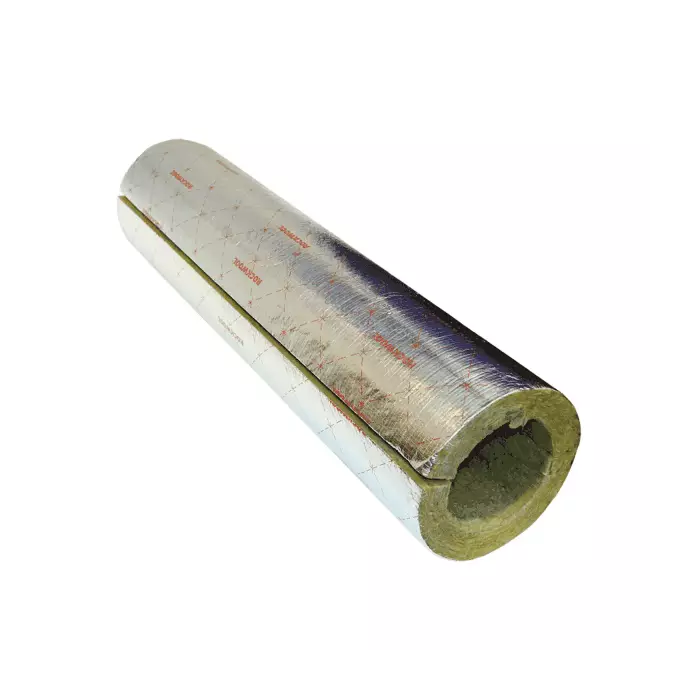 Цилиндр навивной минеральная вата ROCKWOOL 100 кашированный фольгой 50/89 L=1м ROCKWOOL 135284