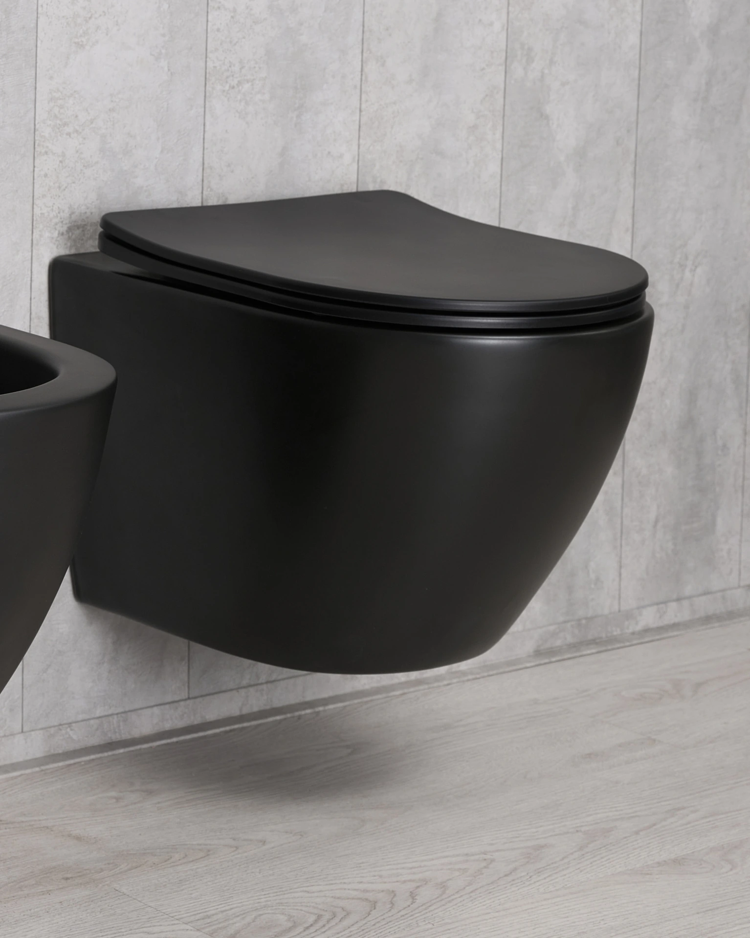 Унитаз подвесной Gid Bm2198 62226Y черный матовый 49x36x35.5