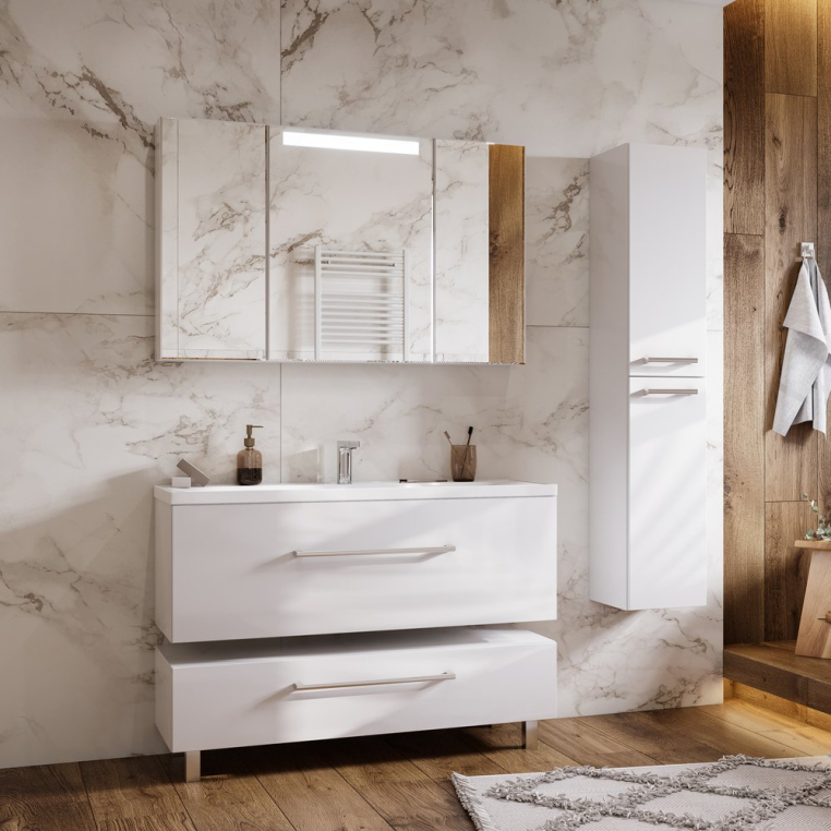 Комплект мебели Aquaton Мадрид 120 М (1A1687K2MA010+1A101402OT010)