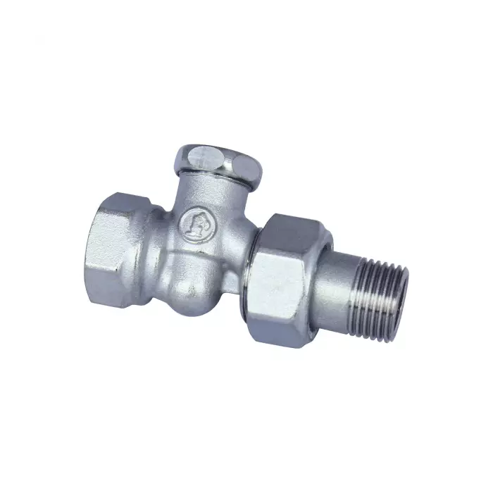 Клапан запорный для радиатора R17D2 Ду 15 Ру16 ВР прямой Giacomini R17DX003