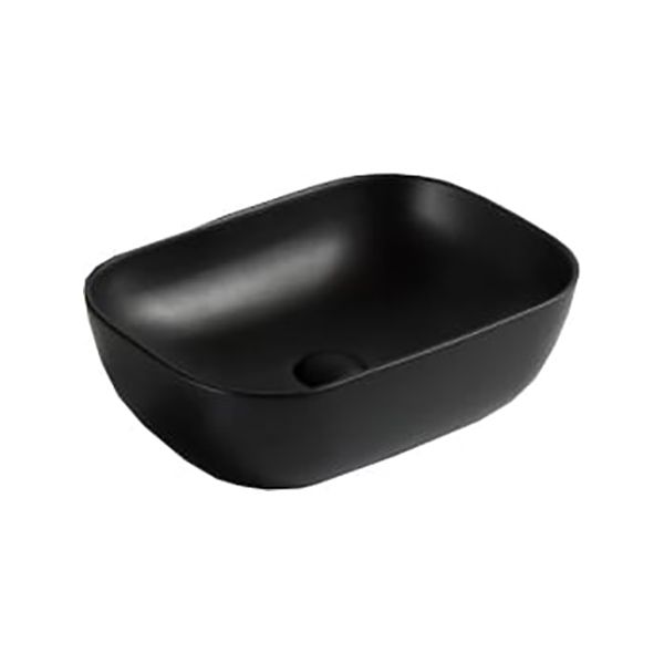 Раковина накладная BelBagno BB1302-H301 чёрная матовая