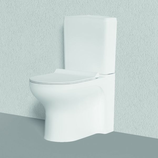 Напольный унитаз Bien Venus с бачком и микролифтом, безободковый VNKD064N1VP1W3000