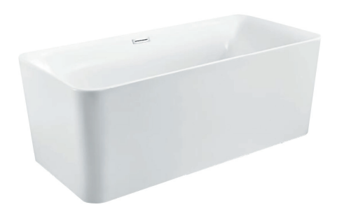 Акриловая ванна Aquatek Квадро 180x80 см AQ-K27880, отдельностоящая
