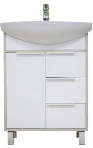 Тумба с раковиной Aquaton Рико 65 1A2133K1RIB90 белый/ясень фабрик