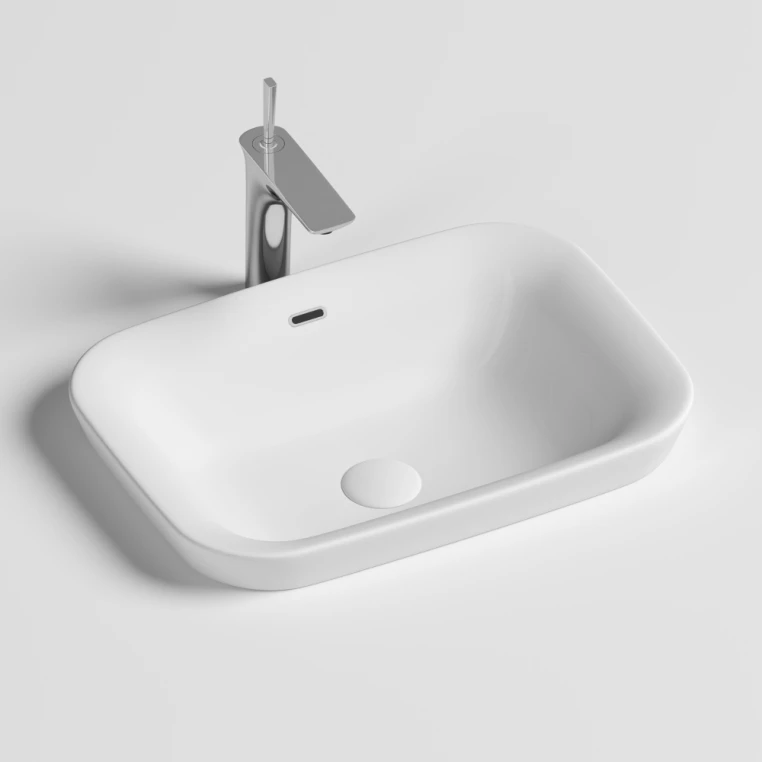 Раковина встраиваемая сверху Ceramica Nova Element прямоугольная CN6041