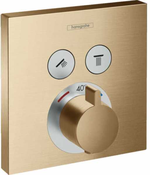 Термостат для душа Hansgrohe ShowerSelect 15763140 на 2 потребителя
