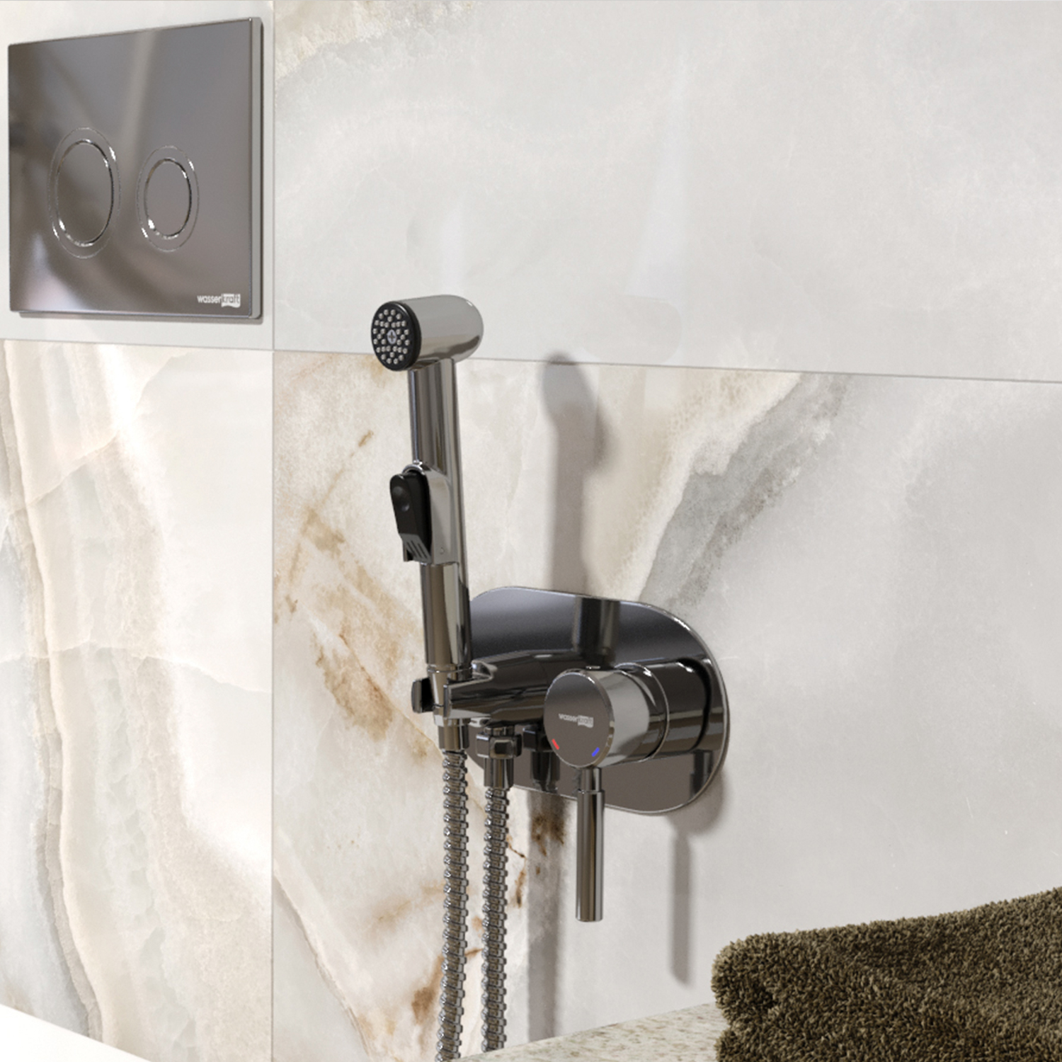 Main 4138 Встраиваемый смеситель для душа с гигиенической лейкой