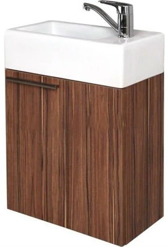Тумба с раковиной Aquaton Эклипс 1A1727K1EK560 темный эбони