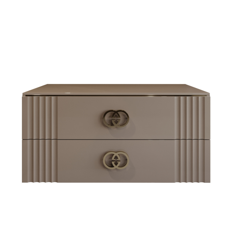 Тумба для раковины Angelo Bagno Acqua 80 см капучино-золото (AC80KG)