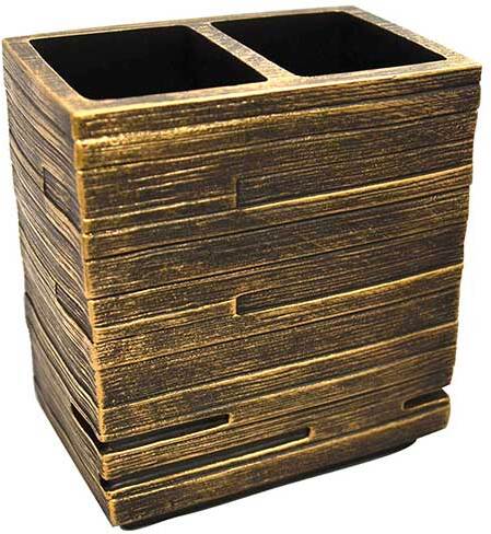 Стакан для зубных щеток Ridder Brick Antik бронзовый 22150248
