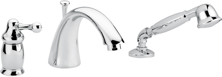 Смеситель на борт ванны Migliore Maya 18922 на 3 отверстия хром