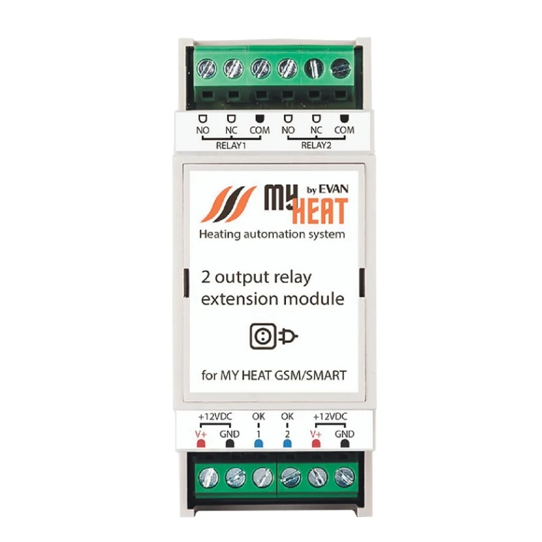 Блок-реле Эван на 2 выхода MY HEAT для GSM и SMART (6295-evn)