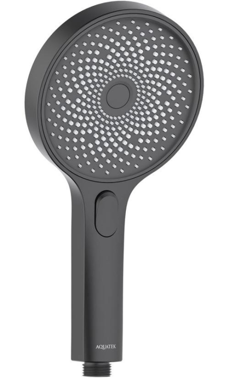 Душевая лейка Aquatek Оберон 140 AQ2007MB черный