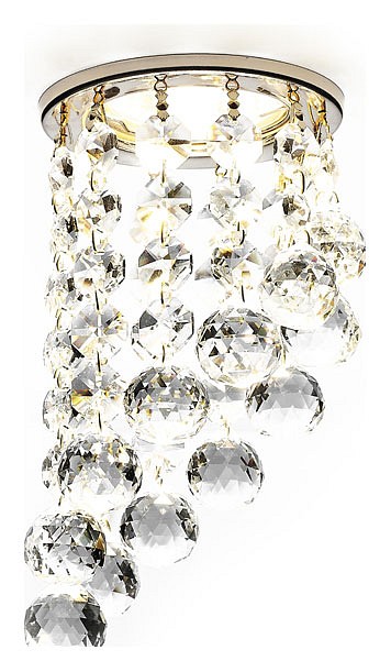 Встраиваемый светильник Ambrella Crystal K205 K205C CL/G