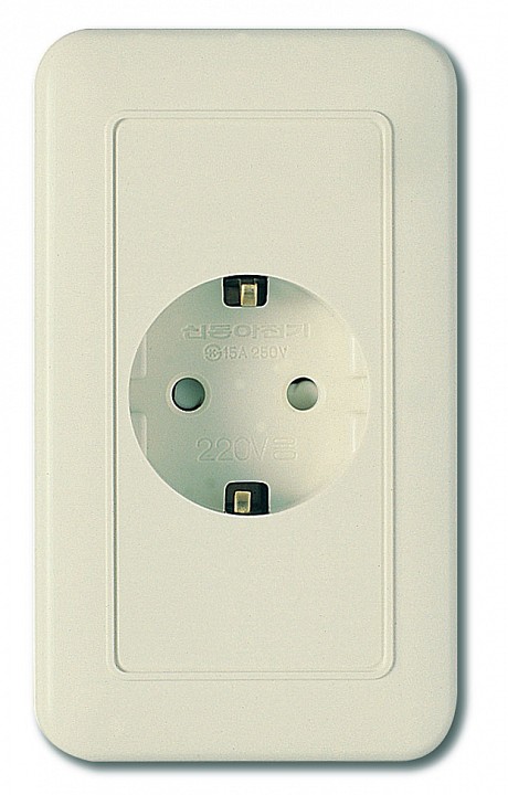 Розетка с заземлением Imex 70 Wide Ivory WSN 1121
