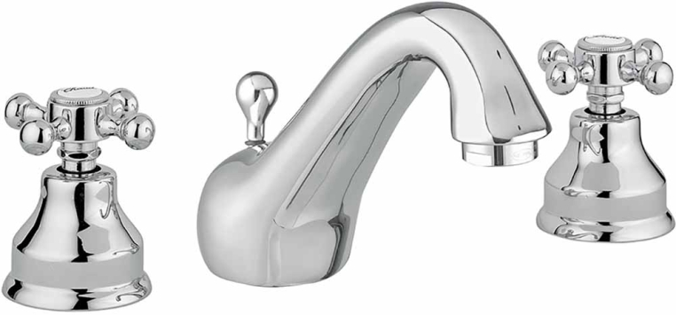 Смеситель для раковины на 3 отверстия Migliore Lady 18830 хром