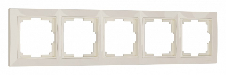 Рамка на 5 постов Werkel слоновая кость, basic W0052003