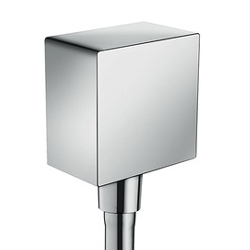 Шланговое подключение Hansgrohe FixFit 26455000 с клапаном обратного потока, хром