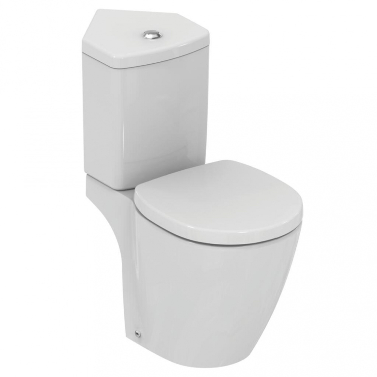 Напольный унитаз Ideal Standard Connect с бачком и микролифтом E119501+E120201+E129101