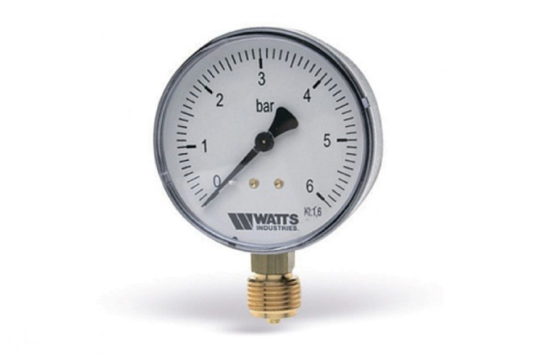 Watts Манометр радиальный нр 1/2"х 6 бар (10007790)