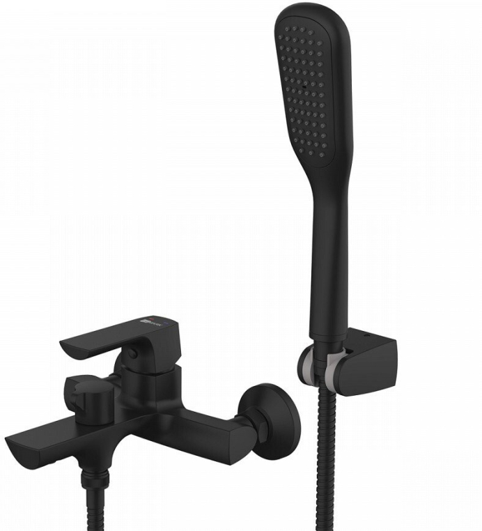 Смеситель для ванны LEMARK Ursus LM7214BL черный матовый