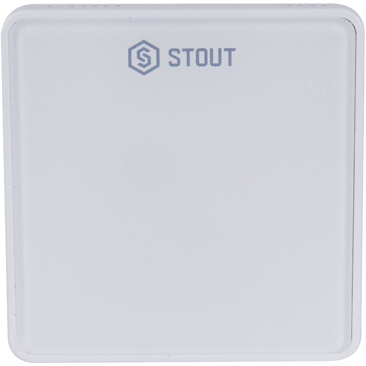 STOUT Проводной комнатный датчик C-7p, белый (STE-0101-007001)