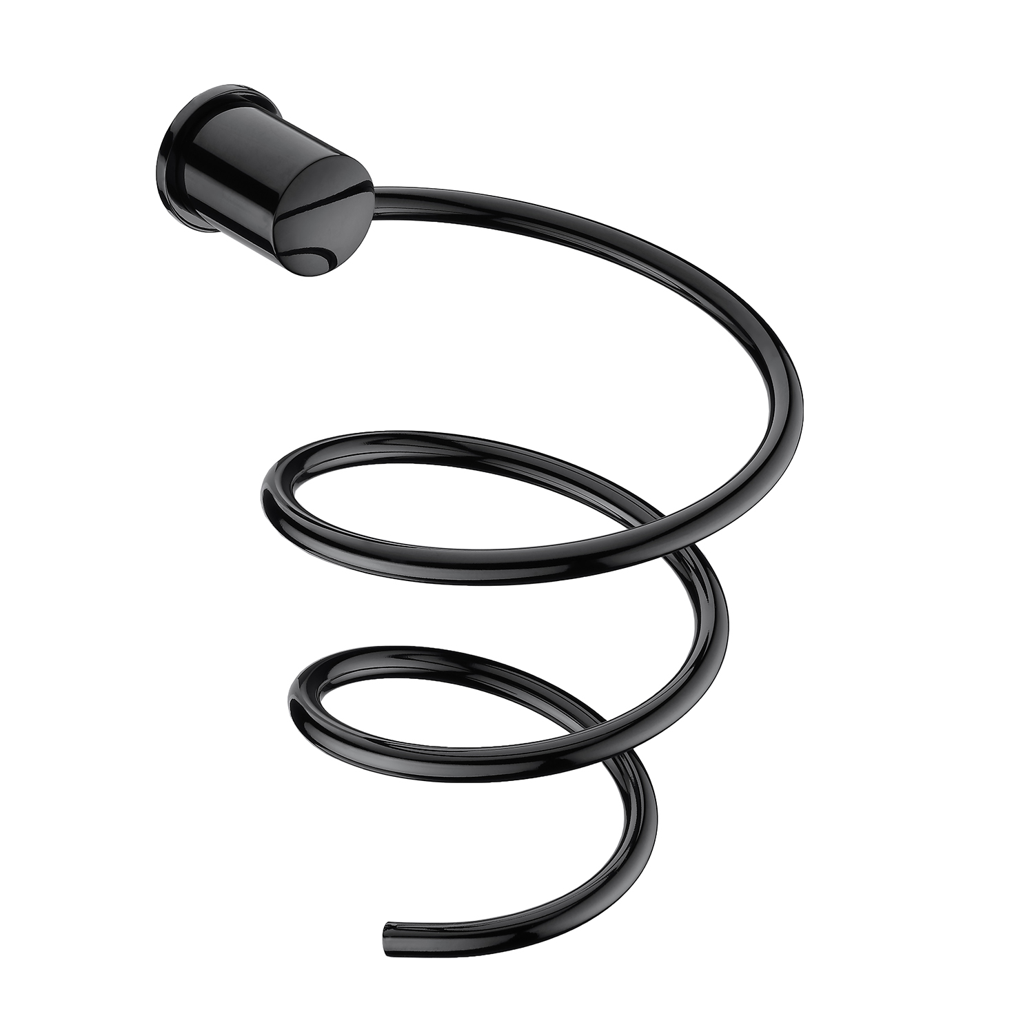 K-1080POLISHED BLACK Держатель фена