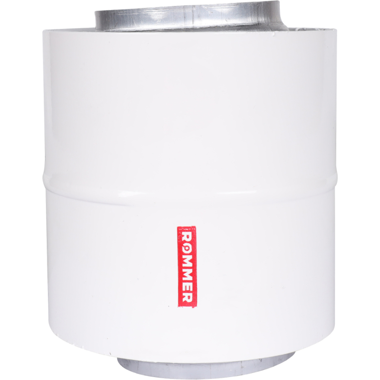 ROMMER RCA-6010-210100 Начальный участок  вертикальный коакс. 60/100  хомут в комплекте + втулка D60 L-50