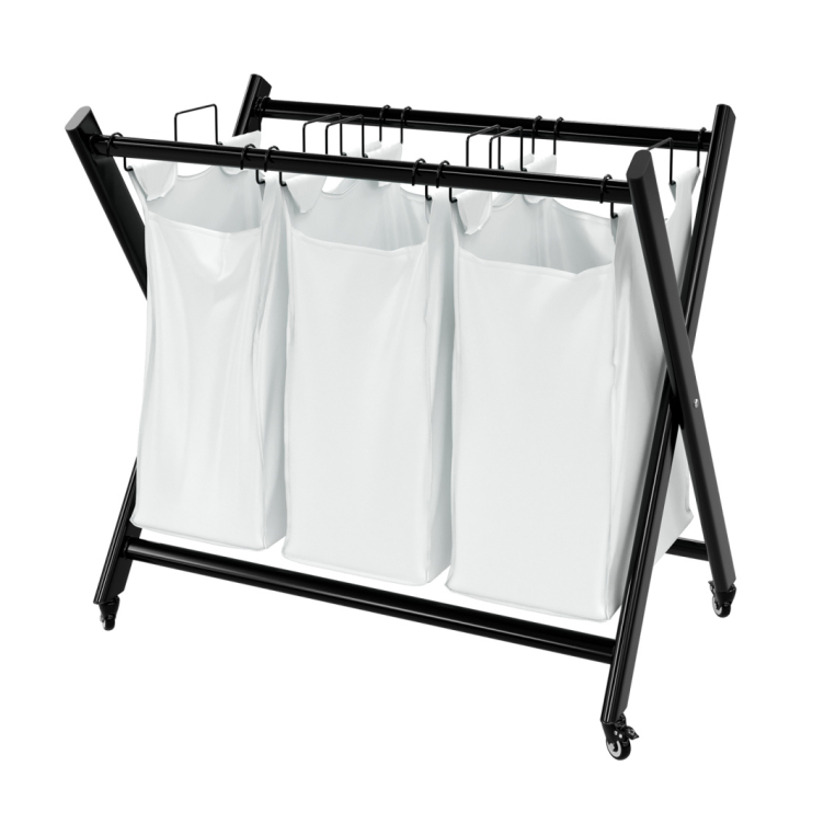 Корзина для белья WasserKRAFT Naab WB-860-L белый