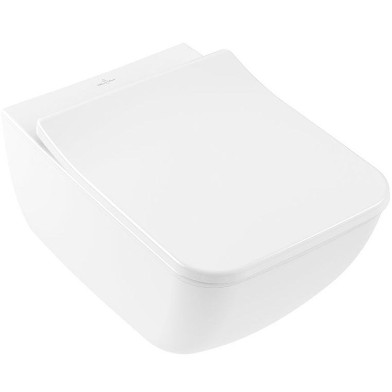 Подвесной унитаз Villeroy & Boch Venticello с микролифтом, безободковый 4611RS01