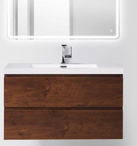 Тумба под раковину BelBagno Luce 100 см LUCE-1000-2C-SO-PL Polissandro