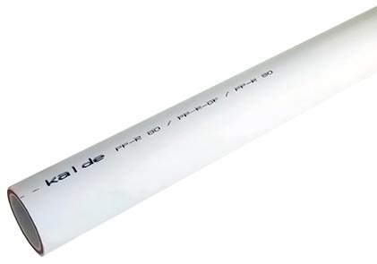 Труба полипропиленовая Kalde Fiber PN25 110х18,3 1м (fiber-pn25-110h18-3-shtanga-4-m-steklovolokno)