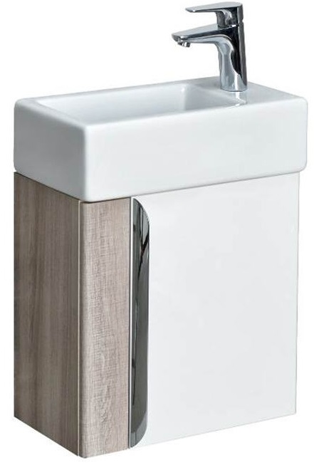 Тумба с раковиной Aquaton Вита 1A2214K1VTD70 белый/ясень шимо