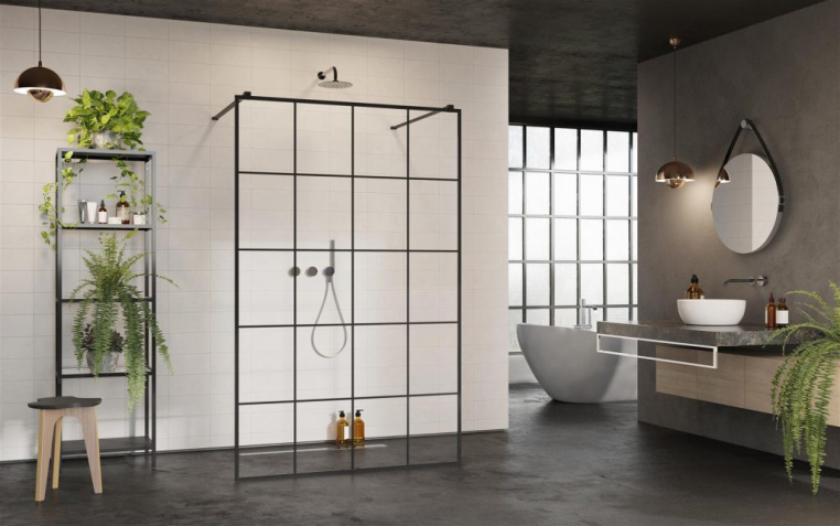 Душевая перегородка Radaway Modo New  Black I  Factory 388124-54-57