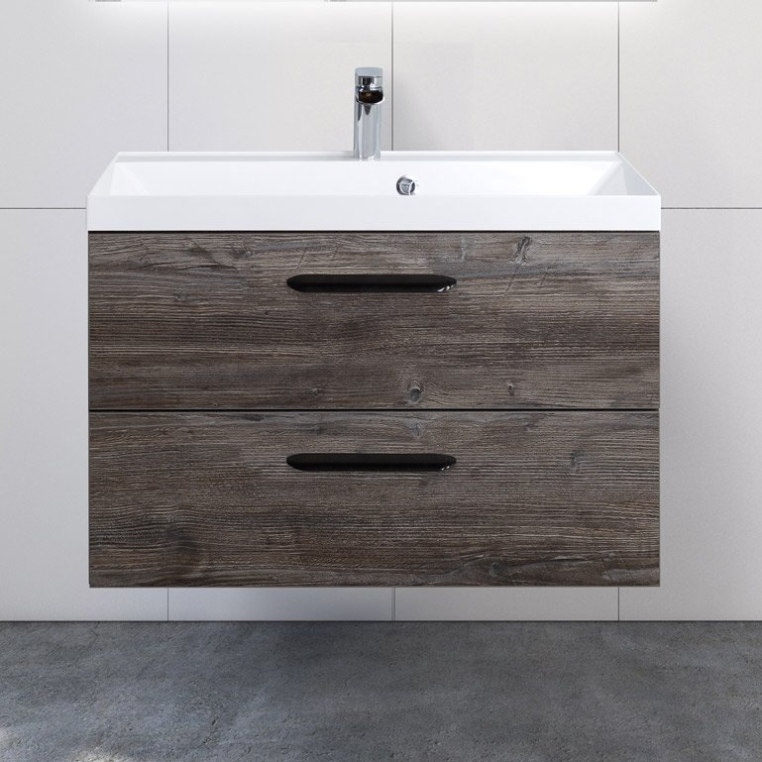 Тумба с раковиной BelBagno Aurora 80 pino pasadena (AURORA-800-2C-SO-PP+BB800/450-LV-MR-AST+8.1107.224192.0270)