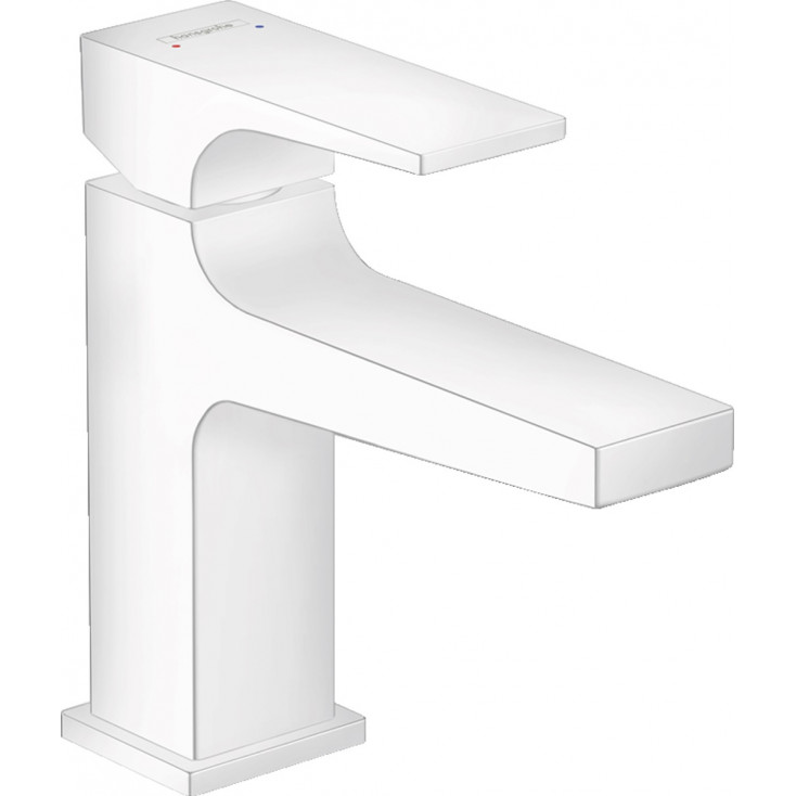 Смеситель для раковины Hansgrohe Metropol 100 32500700 матовый белый