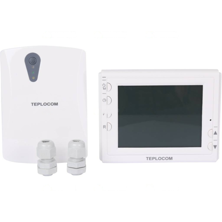 915 Teplocom Термостат комнатный Teplocom TS-Prog-2AA/3A-RF, беспроводной, прогр., реле 250В, 3А