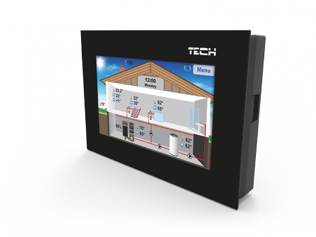 TECH  Комнатный регулятор ST-281 со связью RS (TM-ST-281)
