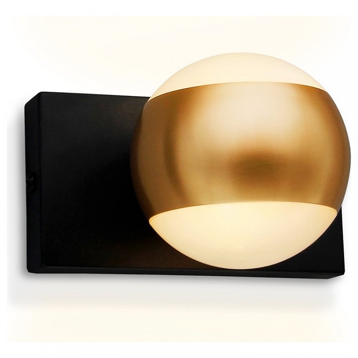 Спот Ambrella Wall 16 FW571 SBK/GD черный песок/золото G9 max 40W 100*70*85