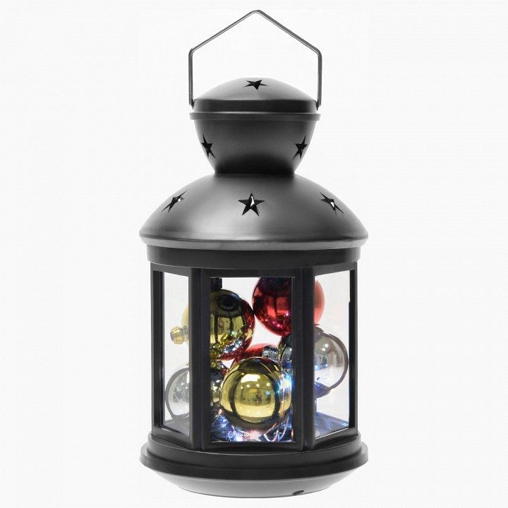 Фонарь новогодний Uniel ULD-L1220-010/DTB/RGB BLACK