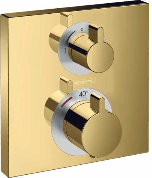 Термостат для ванны Hansgrohe Ecostat Square на 2 потребителя 15714990