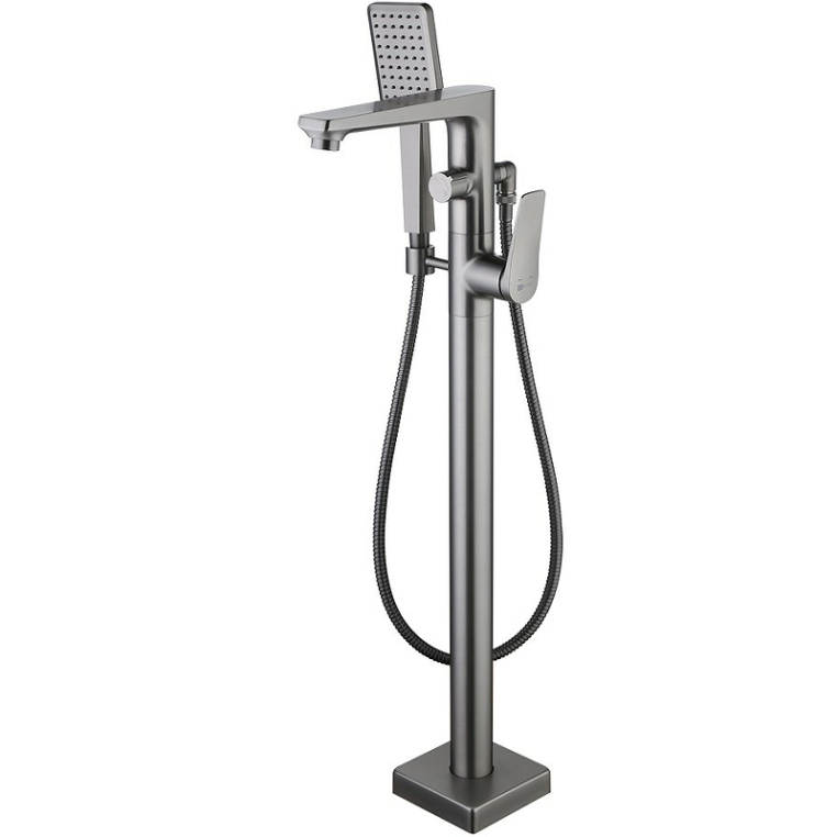 Смеситель для ванны LEMARK Bronx LM3744GM, напольный