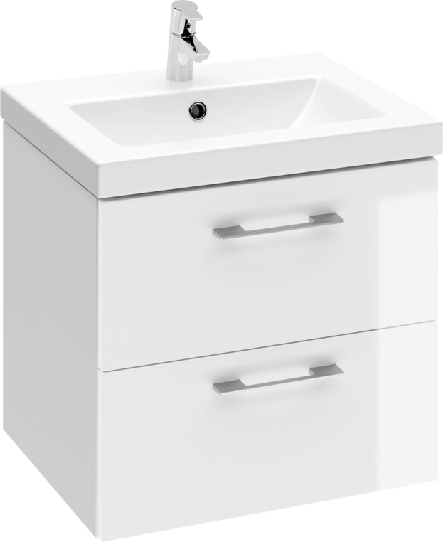 Тумба с раковиной Cersanit Lara 50 (SB-SZ-LARA-CO50/Wh+S-UM-COM50/1-w)