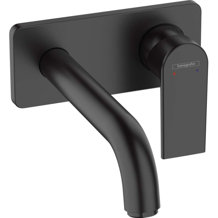 Смеситель для раковины Hansgrohe Vernis Shape 71578670, черный матовый